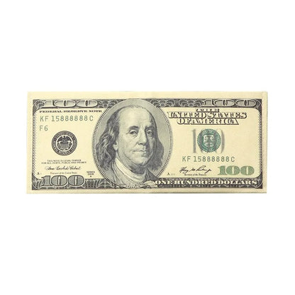 Billetera de lona tarjetero imagen 100 dollars